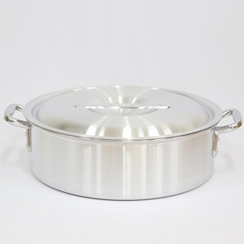 アルミ製外輪鍋 蓋有 36X12.5X3.1 | 株式会社ハイスト | 業務用厨房機器店舗備品の販売・卸し