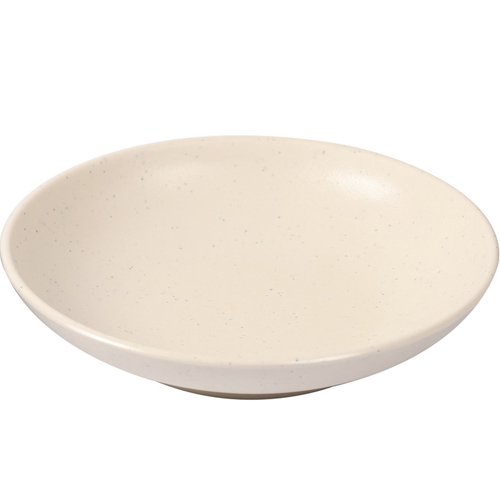 メラミン 丸皿(そり) 16.5 白 10枚セット